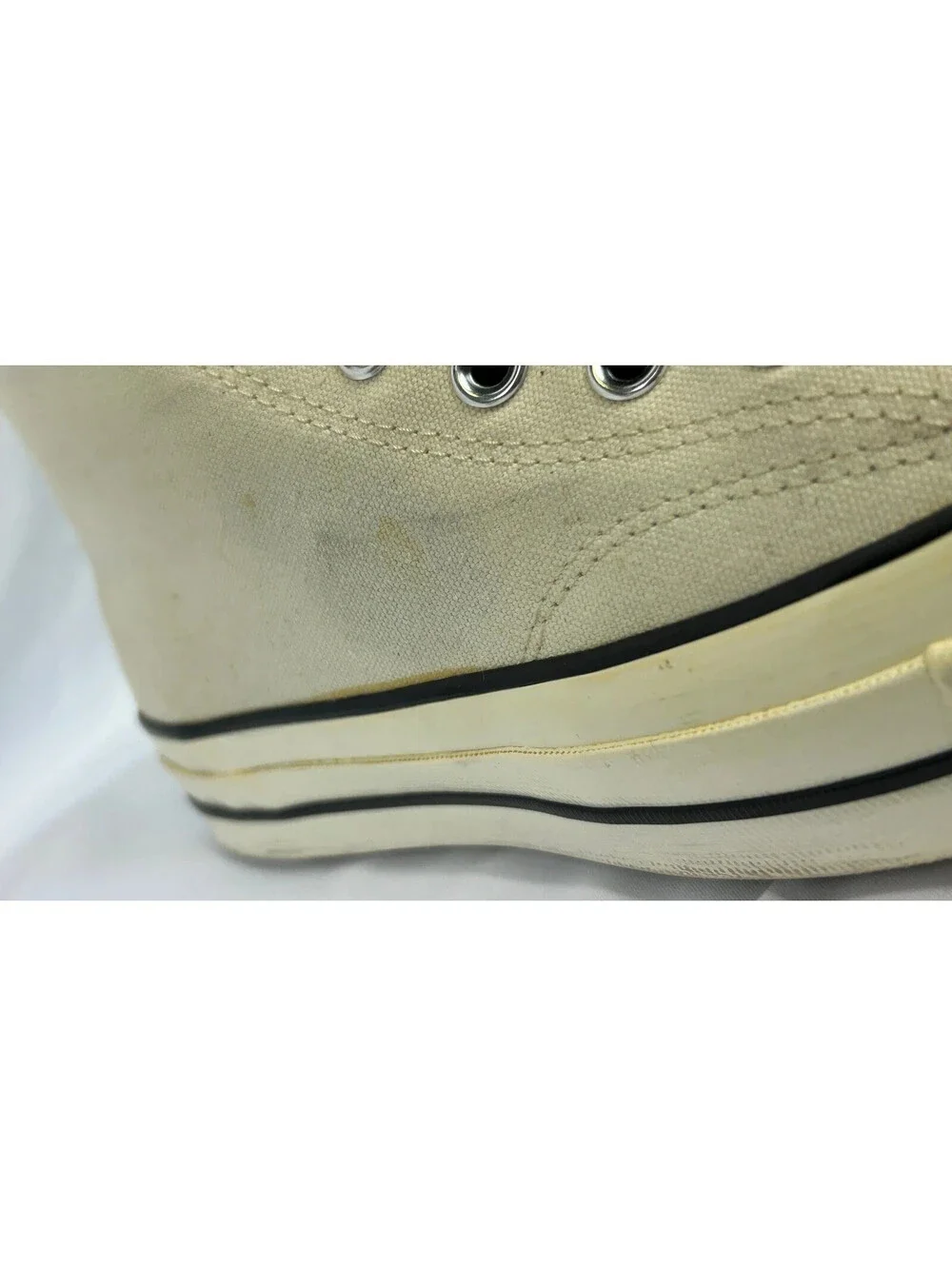 Converse Chuck 70 Hi Fear of God Essentials Ivory Black Men's 10.5 167955C Shoes